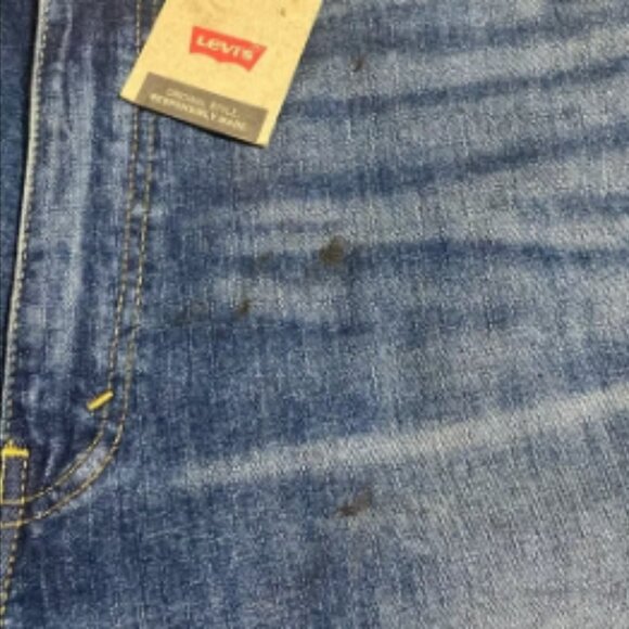 LEVI'S 559 Men's Relaxed Straight Cropped Blue Denim Jeans Size 46x25 - Picture 11 of 12